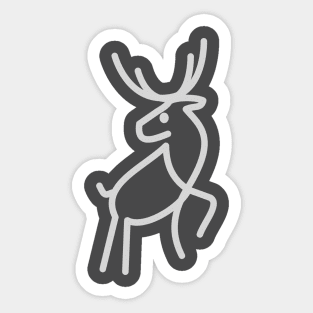 Proud reindeer Sticker